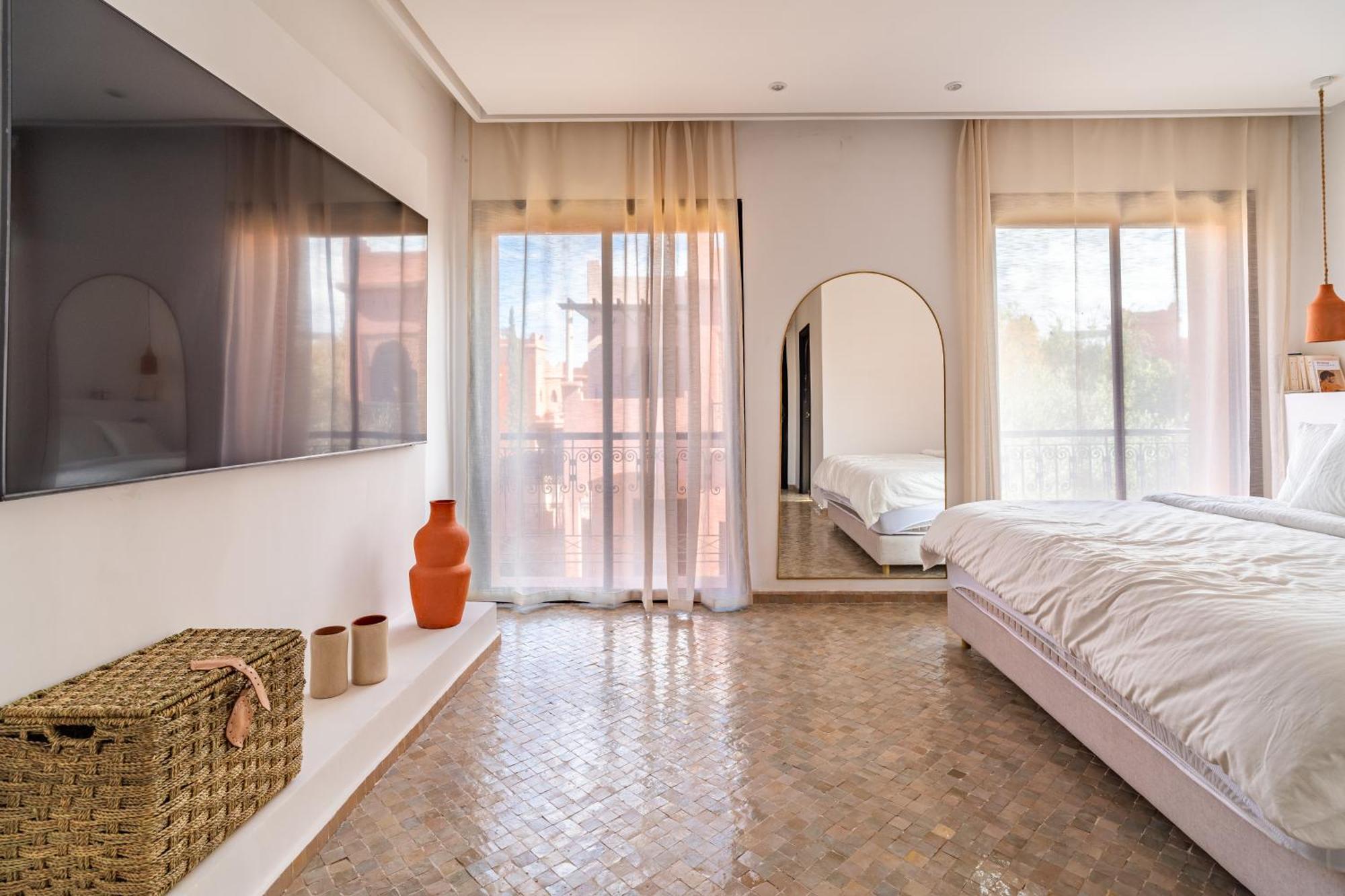 Palais Mamina 380m2 Au Coeur De La Palmeraie De Marrackech *