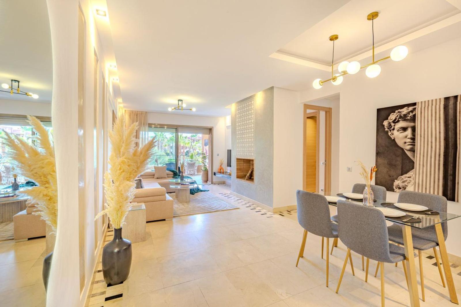 Vue Golf, Piscine, Atlas Luxe Boheme-chic Appartamento