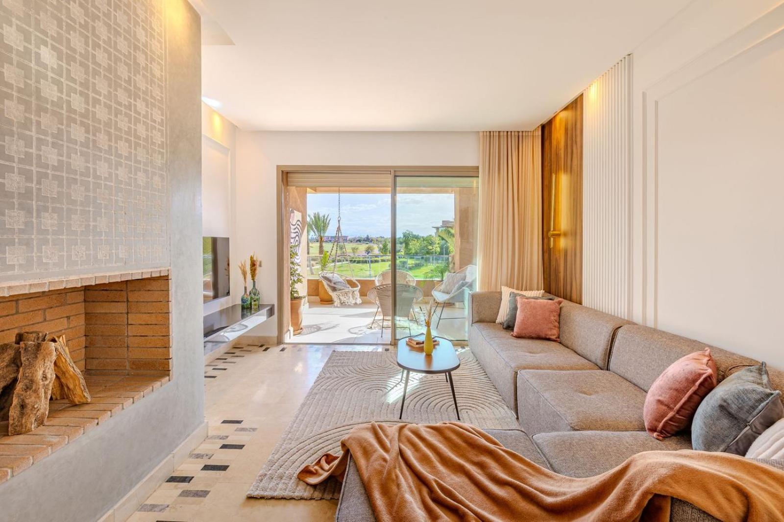 Vue Golf, Piscine, Atlas Luxe Boheme-chic Appartamento *
