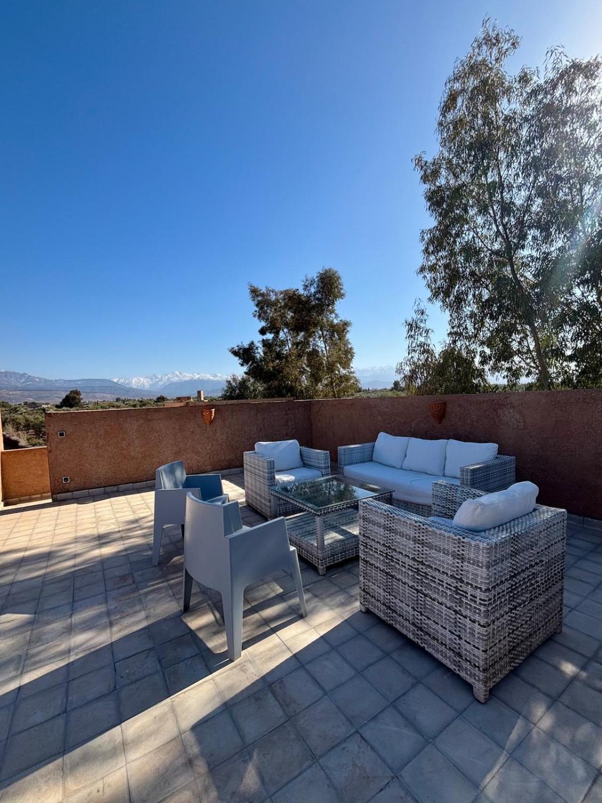 New Dar Ait Zahra Marrakech-cook Included-view Atlas *