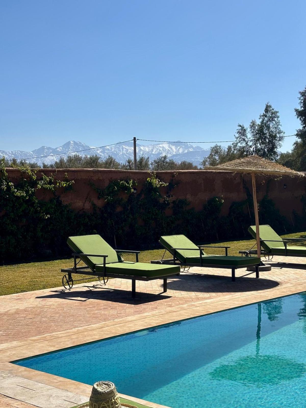 Villa New Dar Ait Zahra Marrakech-cook Included-view Atlas