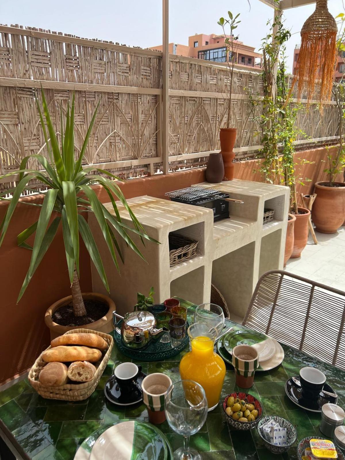 Maison 3 Avec Bassin Chauffee Centre Gueliz Appartement Marrakesh