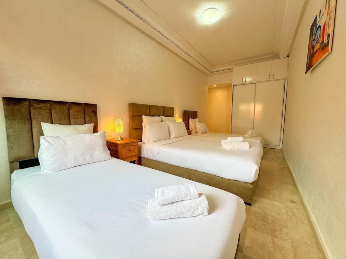 Elegant 2-bedroom Duplex Downtown Private Terrace Apartment Marrakesh