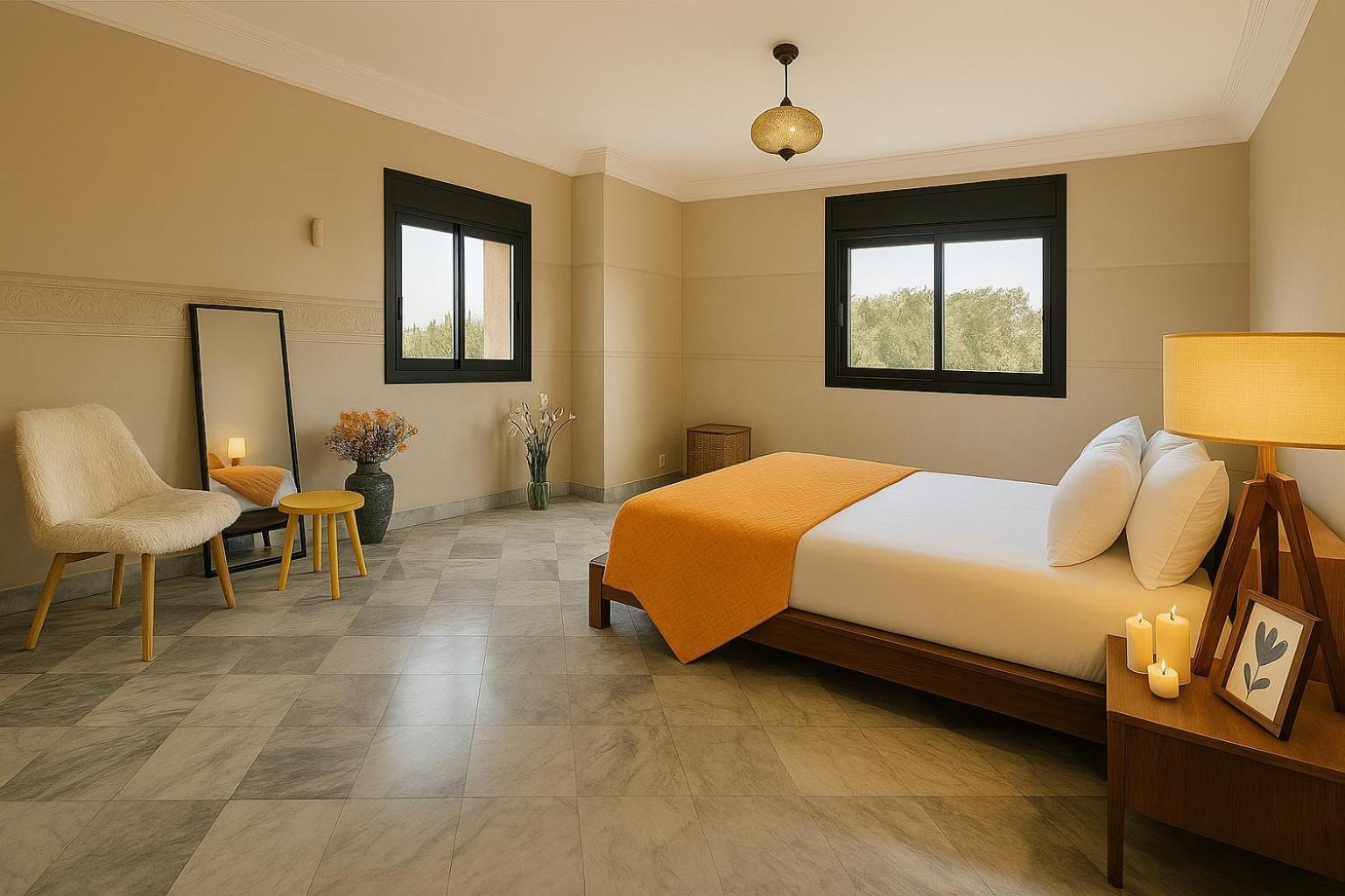 Cosy Sunny 2 Bdr Next To Pestana Cr7 - M Avenue Apartment Marrakesh