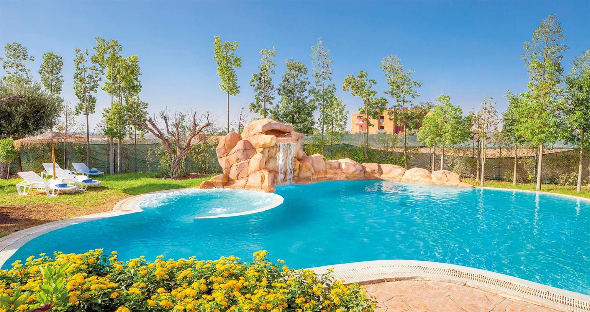 Luxury With Pool View In Marrakech Appartement *