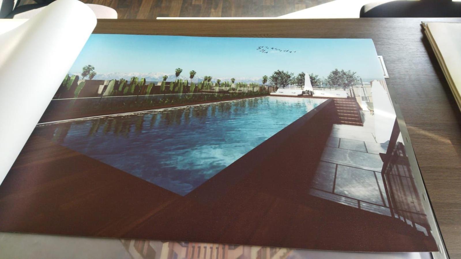 Appartement Cosy Gueliz Avec Piscine Rooftop Marrakesh