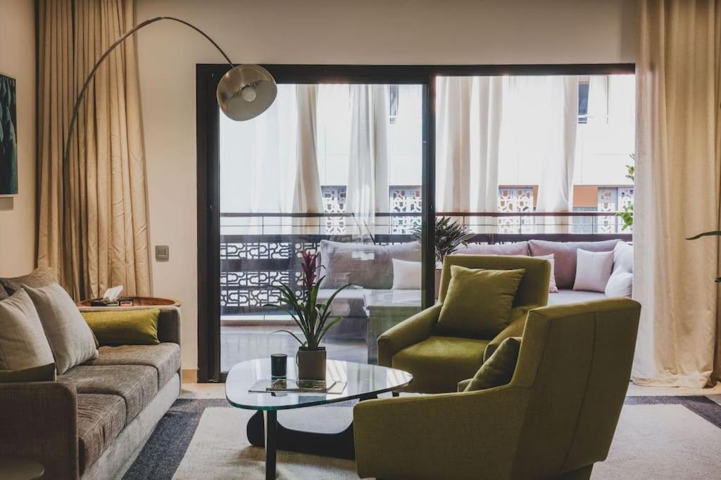 Bel Design Au Coeur De Gueliz Avec Jolie Terrasse