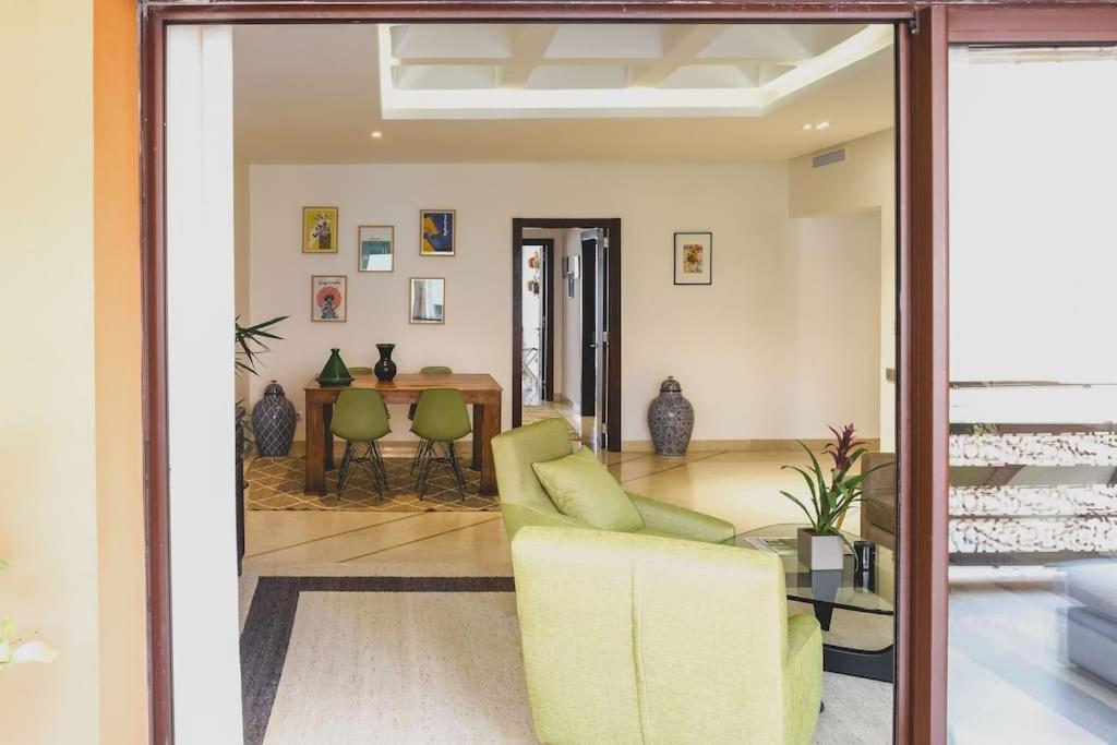 Bel Design Au Coeur De Gueliz Avec Jolie Terrasse