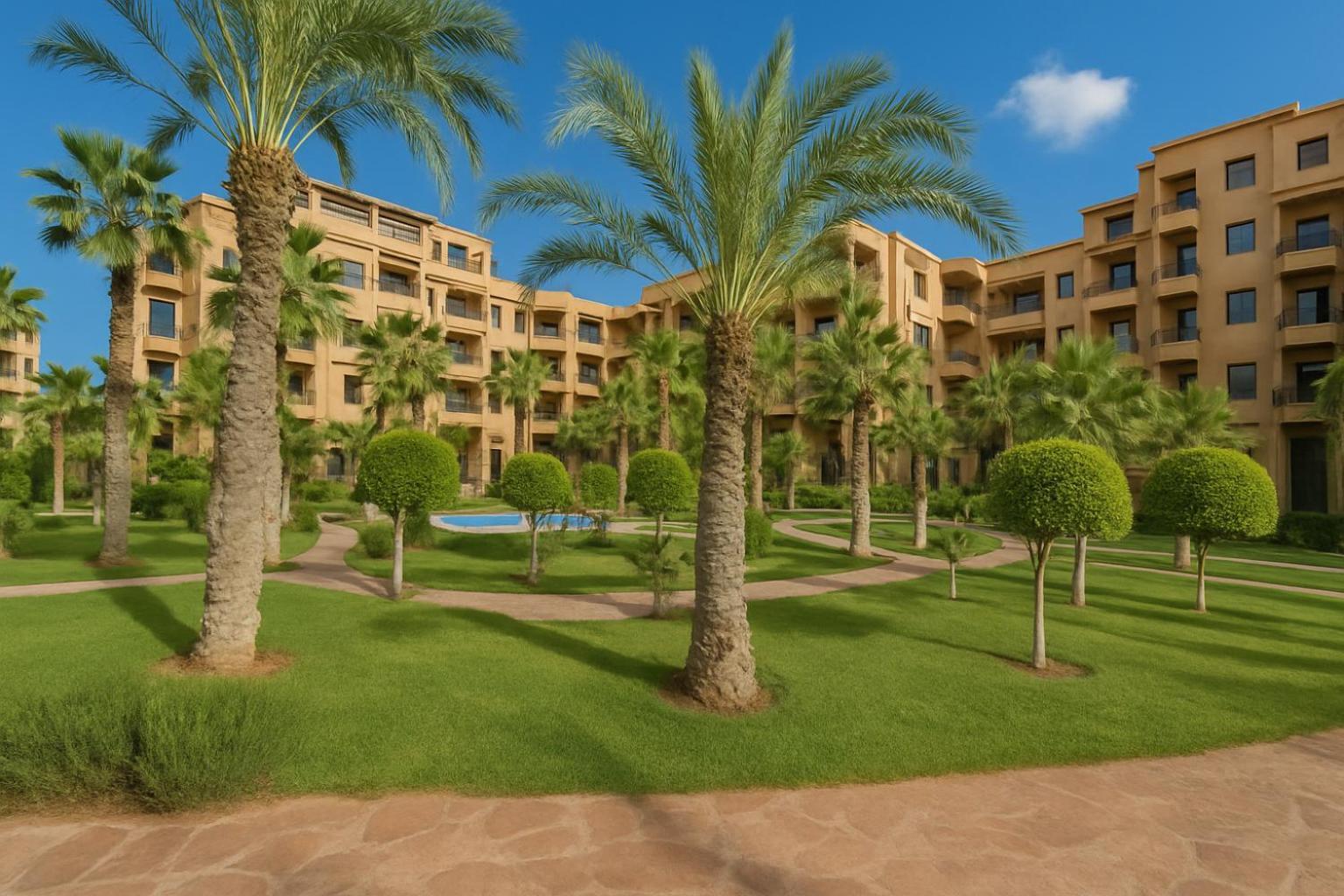 Sunny 2Bdr With Panoramic View - Next To Pestana Cr7 & M Avenue - Hivernage Garden *