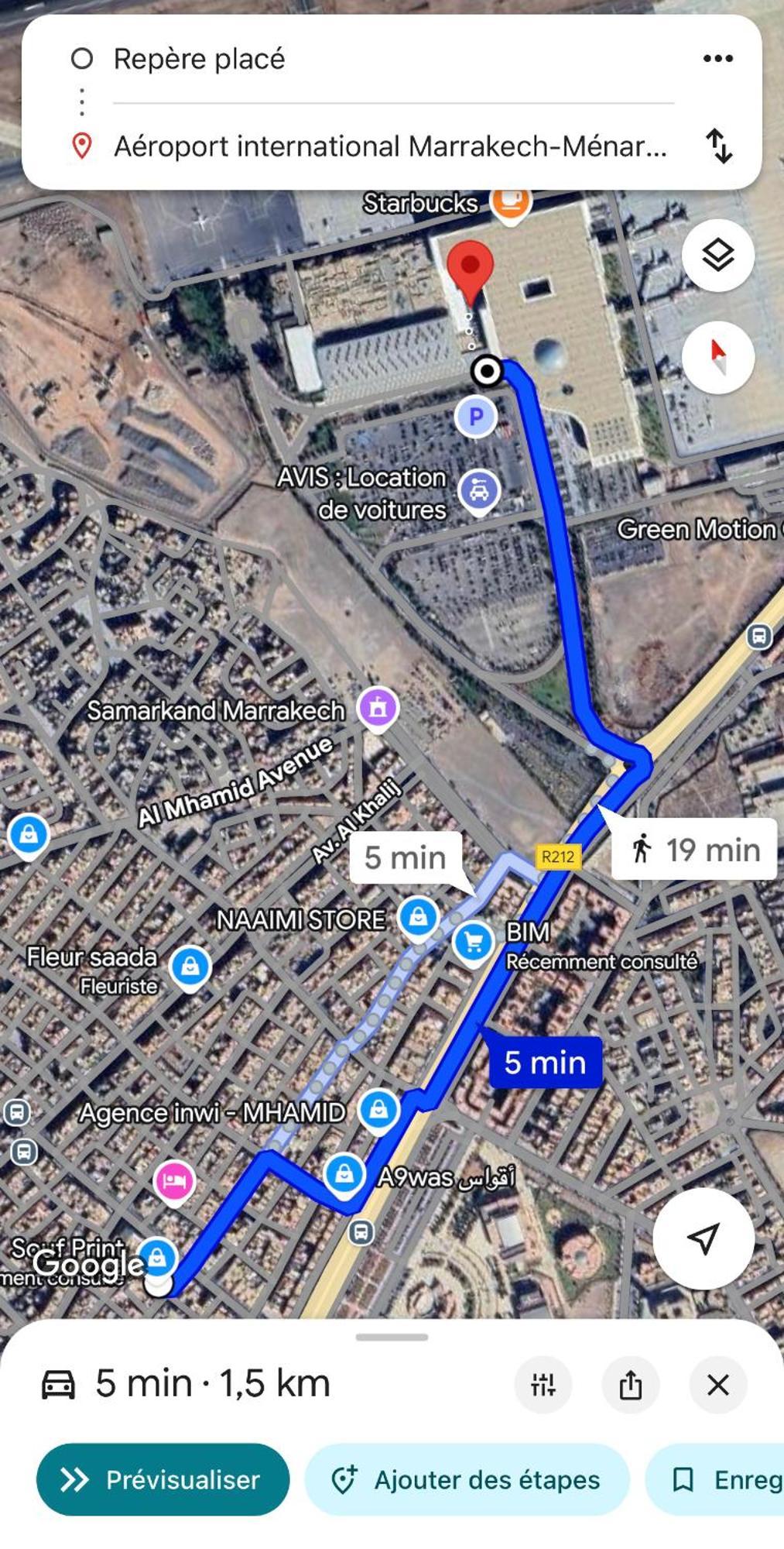 5 Min Aeroport Avec Terrasse Et Grand Appartamento Marrakesh