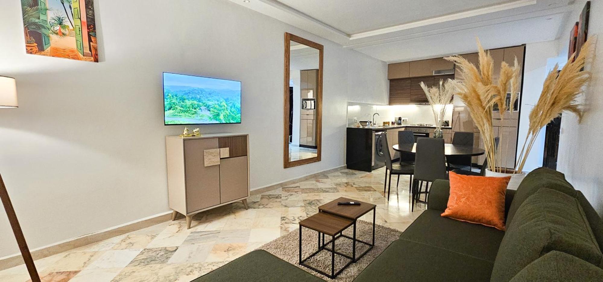 Moderne A Gueliz, Terrasse & Parking Prive *