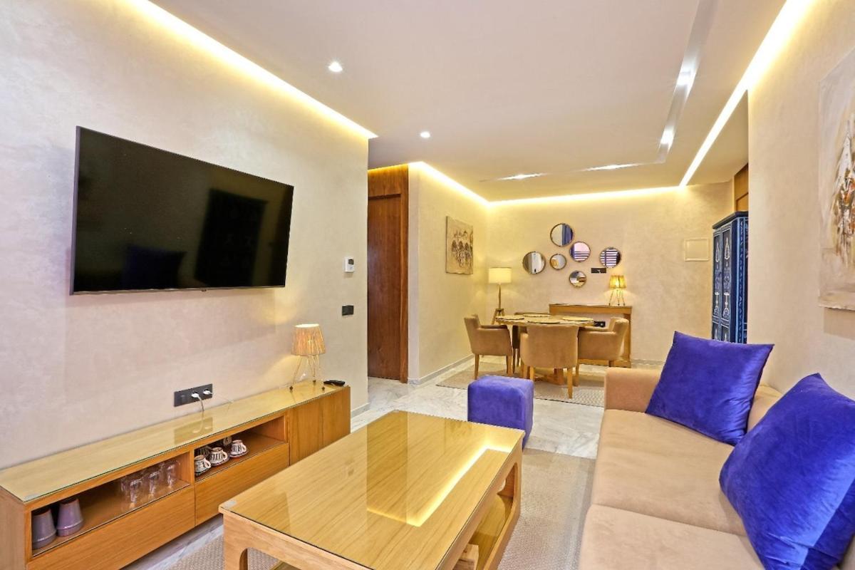 Heart Of 2br 2patios Fiber Ac Modern New Calm Appartement Marrakesh