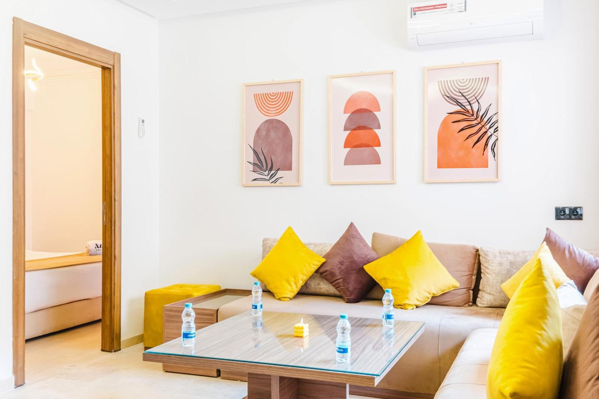 Appartement 3 Min De Gueliz - Appart Avec Balcon , Vue Piscine Marrakesh