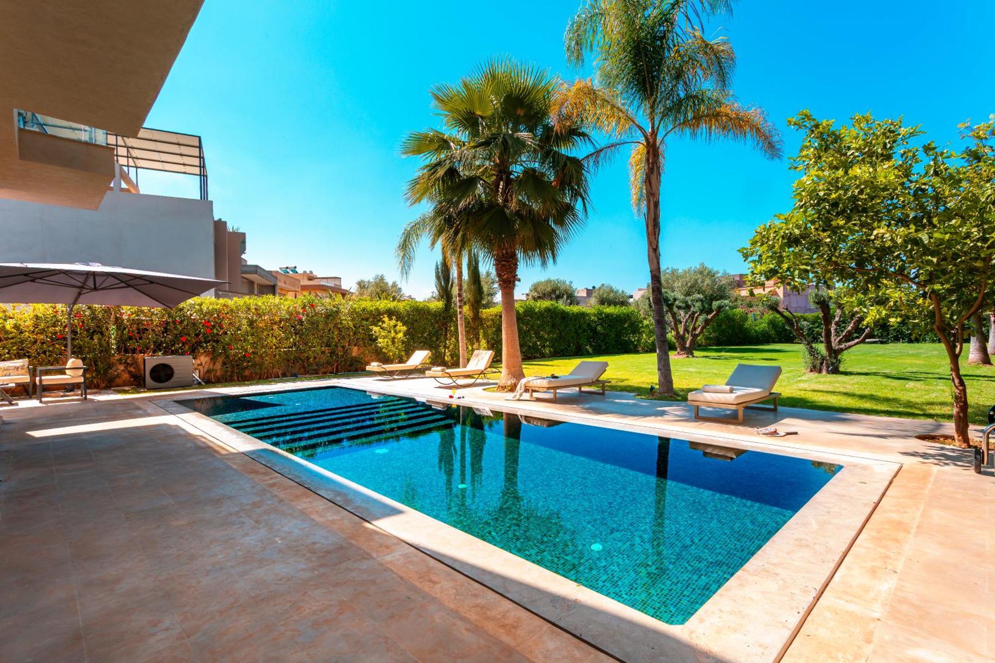 Villa Argana Moderne Et Luxueuse Piscine Chauffee Marrakesh