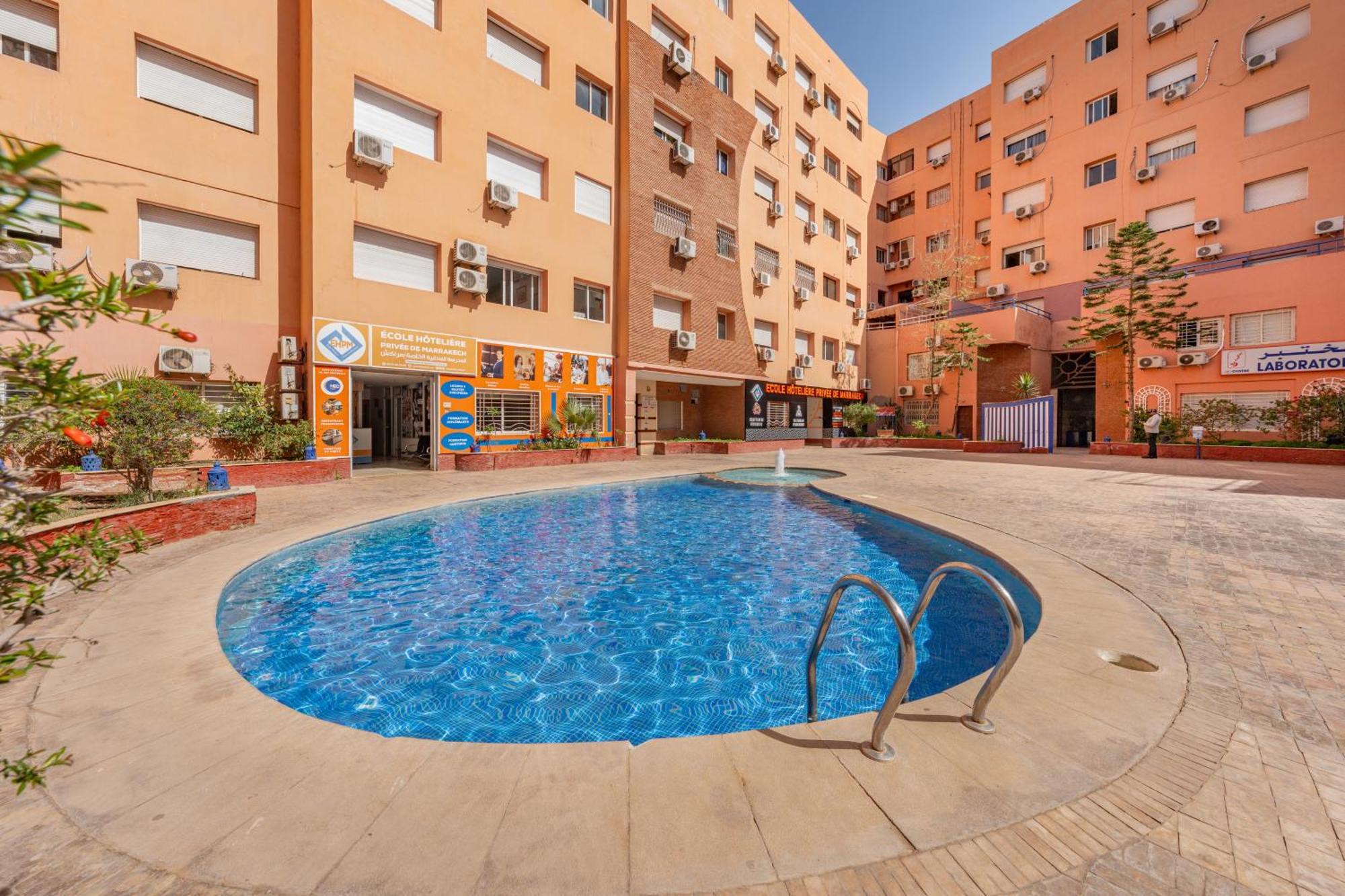 Appartement Elegant 2 Avec Piscine Et Climatisation A Gueliz Marrakesh