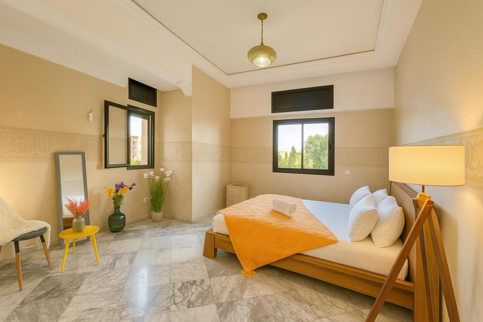 Luxurious M Avenue Hivernage - Next To Pestana Cr7 - Panoramic View & Pool Apartment Marrakesch