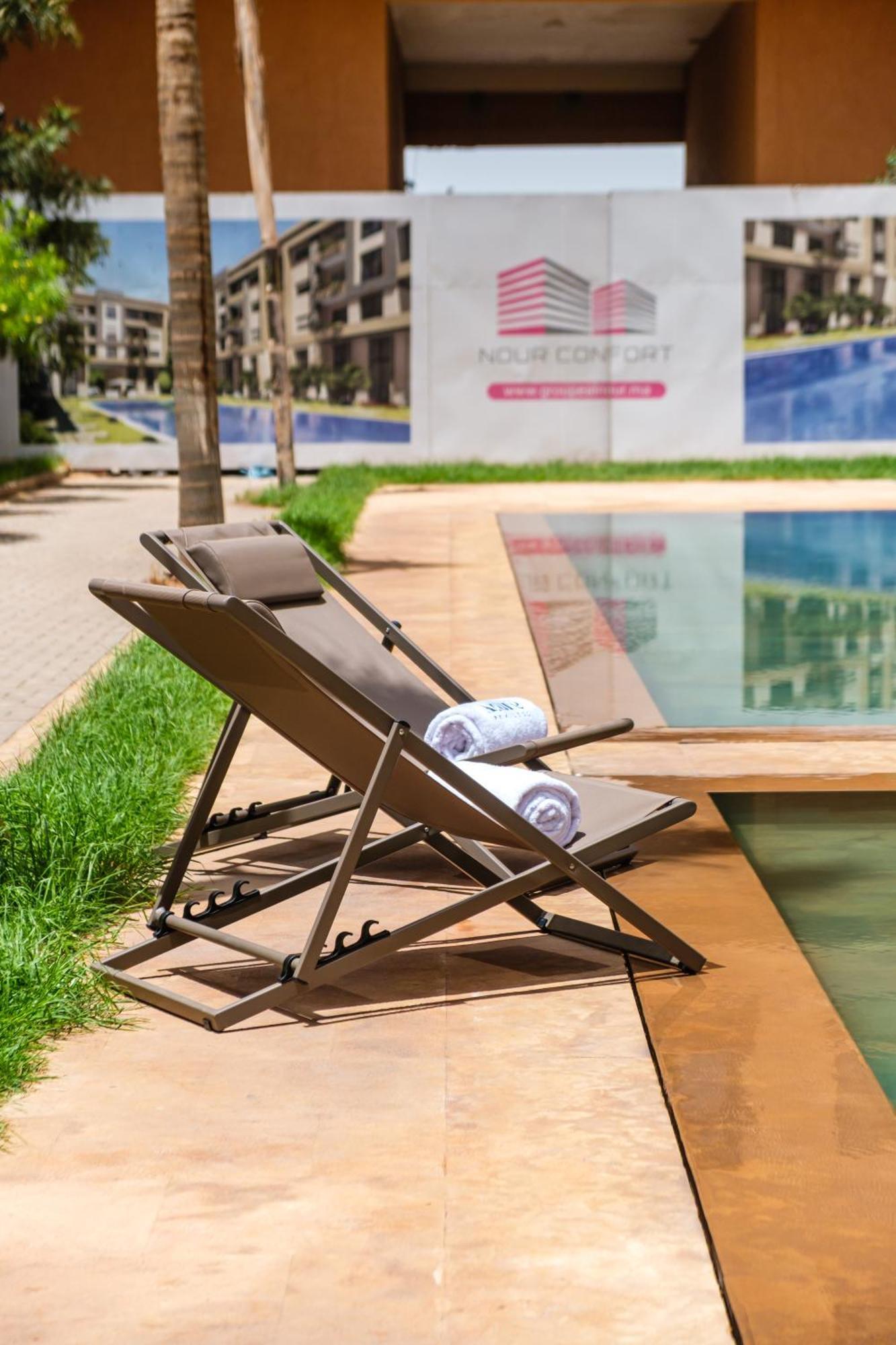 Appartement Modern , Parking , Pool & Fiber Wifi , Hivernage Centre Marrakesh