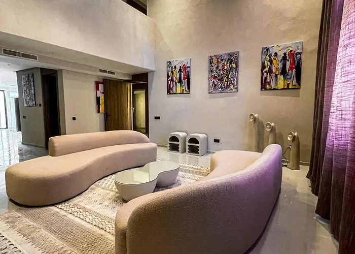 Majestic Duplex - Luxe Et Confort Au Coeur De Marrakech