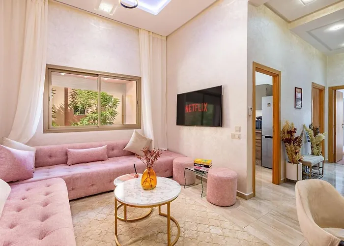 Stylish Cozy Appartement In Marrakech With Pool