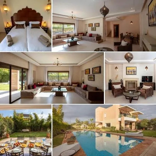 Modern Villa At Golf Noria Pool And Security
