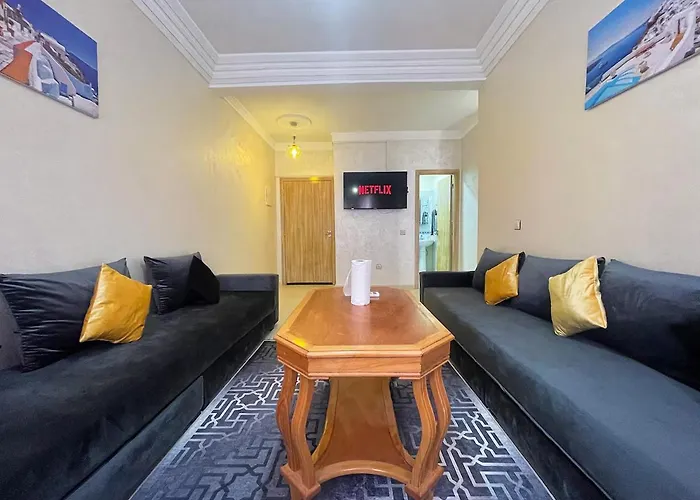 Modern 2 Bedroom Apartment Free Parking Near Gueliz Attractions