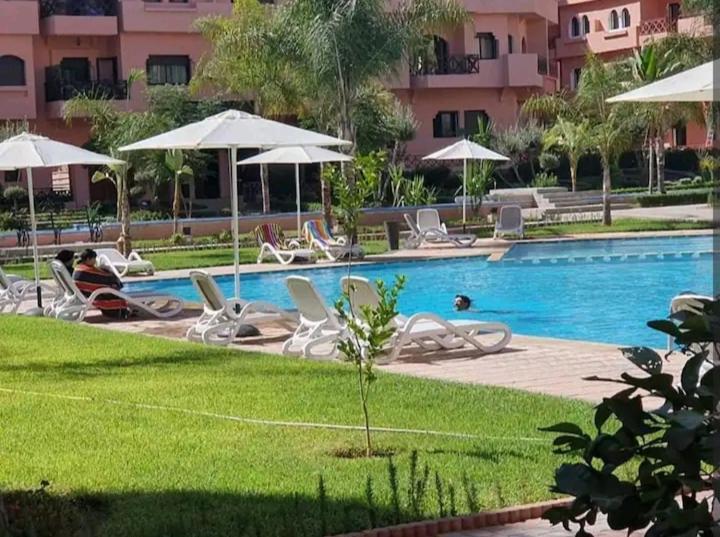 Propriete Calme De Vacances Village Privee 2 Chambres Avec Piscines Marrakesh