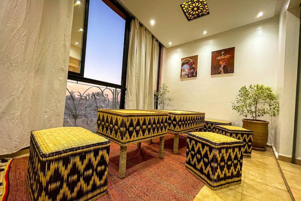 Luxury 3-bedrooms/terraces Gueliz Centre Appartamento *