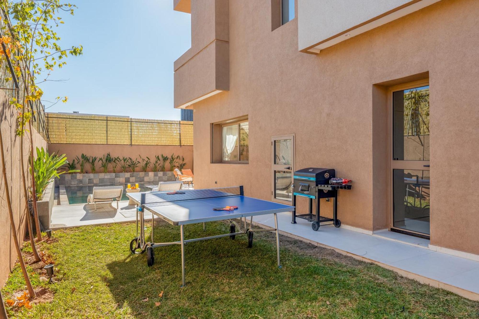 Dar Yas, A 20min Du Centre Avec Piscine Chauffee, Cuisiniere, Chauffeur, Air Hockey, Ping-pong & Jeux De Societe Villa Marrakesh