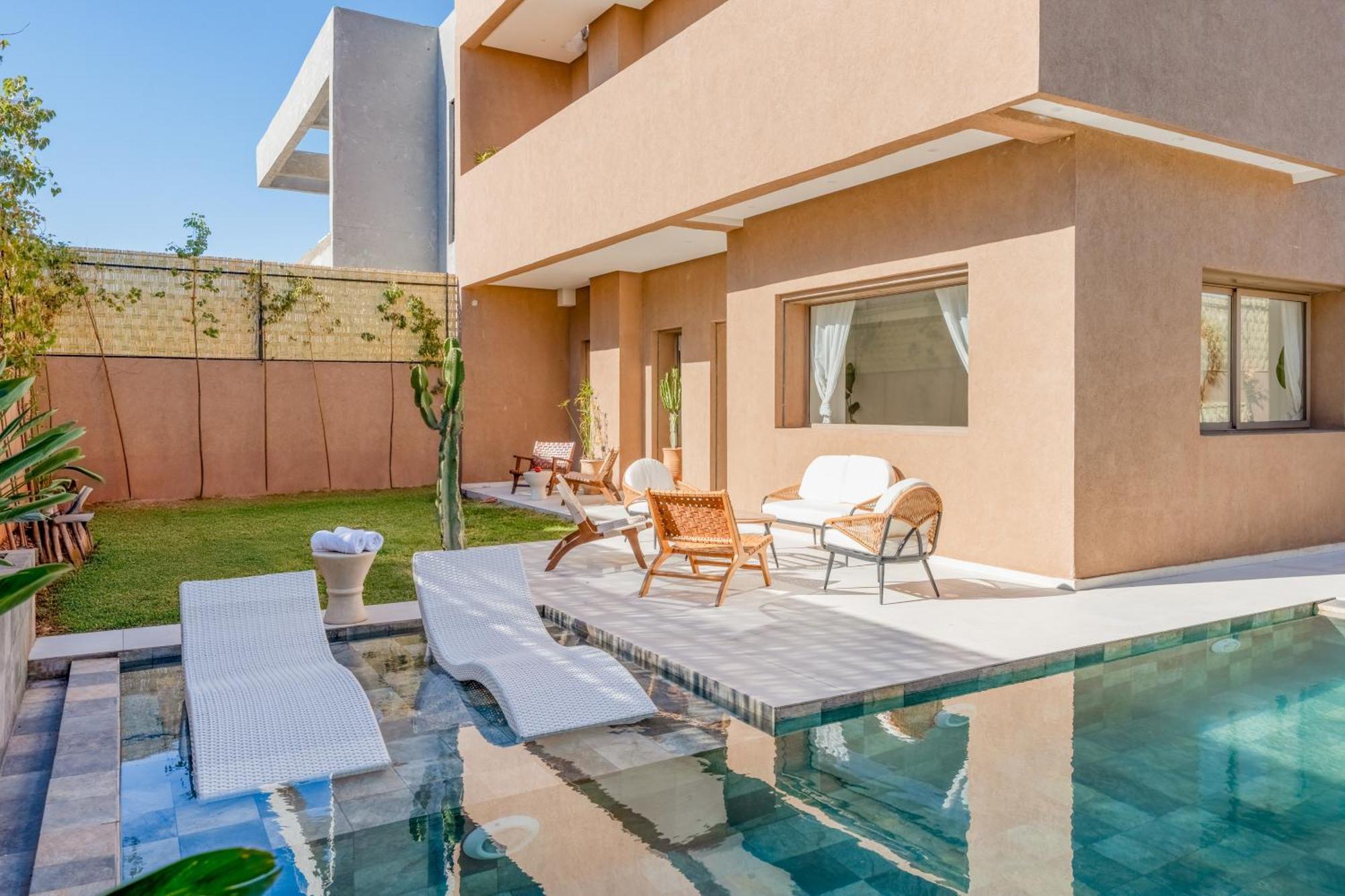 Dar Yas, A 20min Du Centre Avec Piscine Chauffee, Cuisiniere, Chauffeur, Air Hockey, Ping-pong & Jeux De Societe Villa Marrakesh