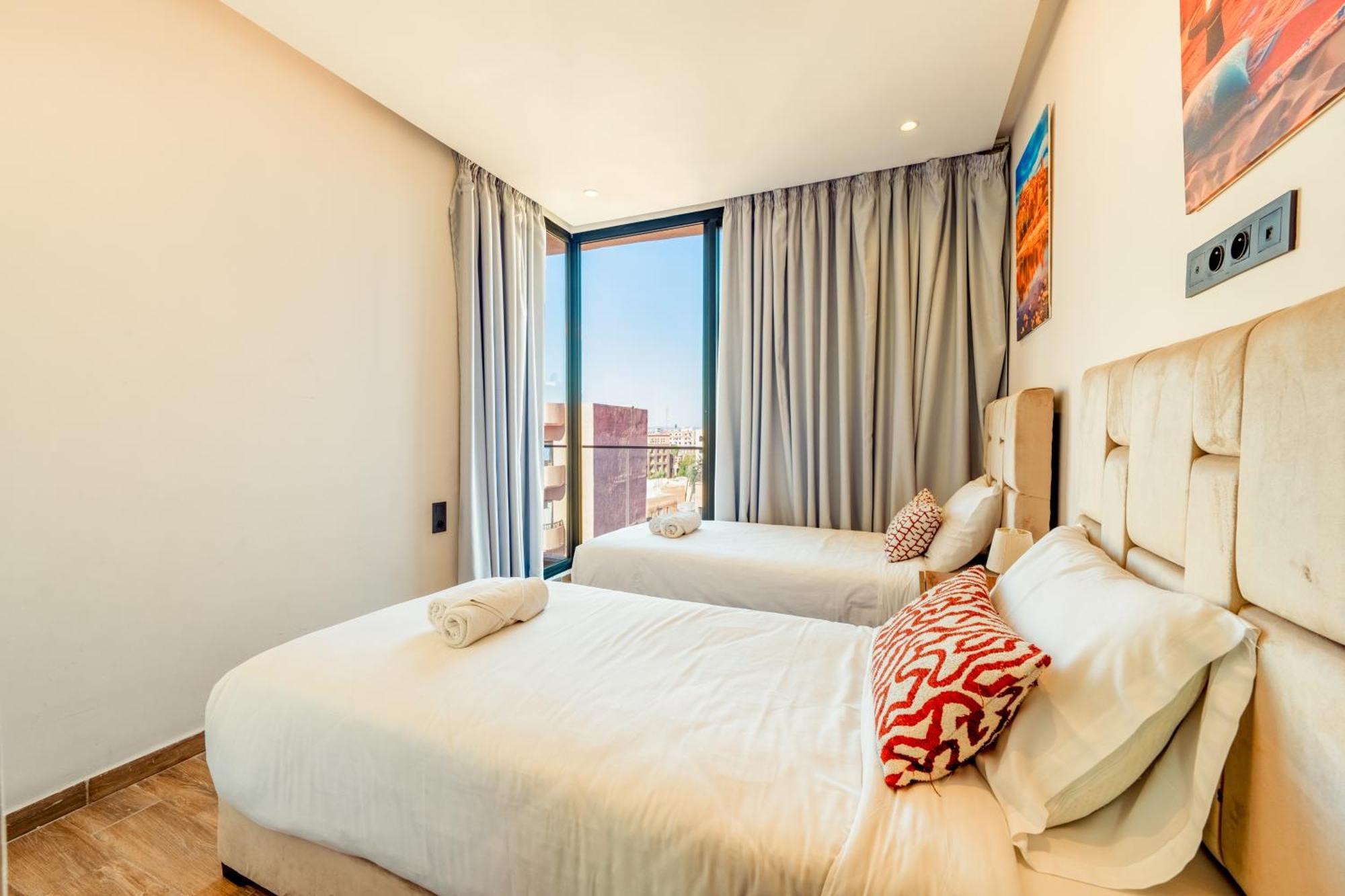 Appartement Luxe Urbain - 3 En Centre-ville Marrakesh