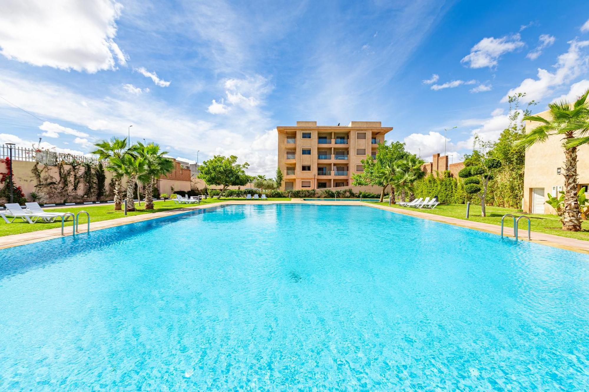 Appartement Confortable, Resid Privee, Rdc, Piscine, Bd Med6 *
