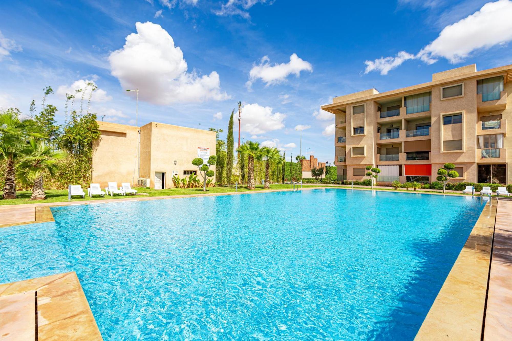 Confortable, Resid Privee, Rdc, Piscine, Bd Med6 Marrakesh