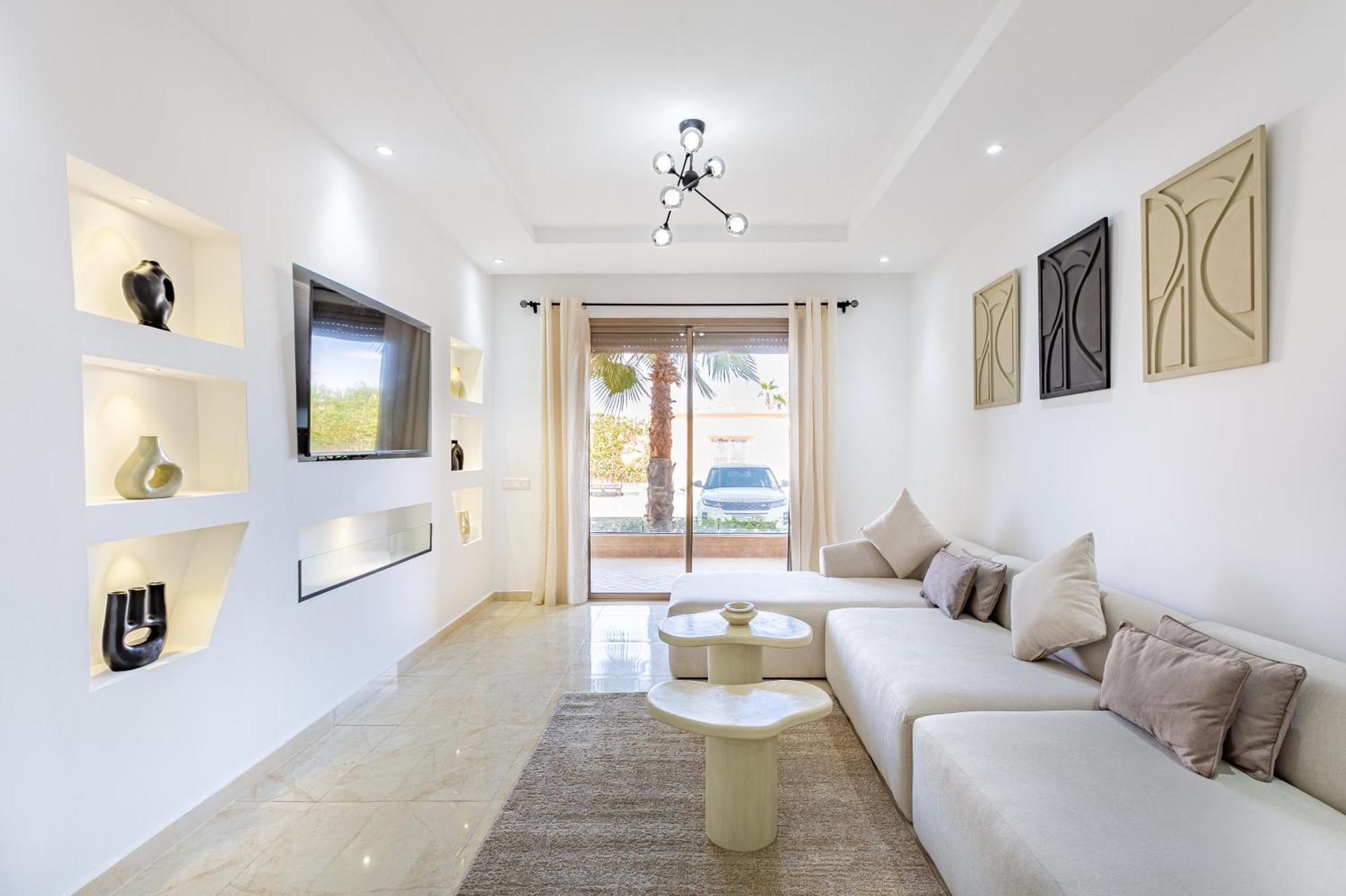 Confortable, Resid Privee, Rdc, Piscine, Bd Med6 Appartement *