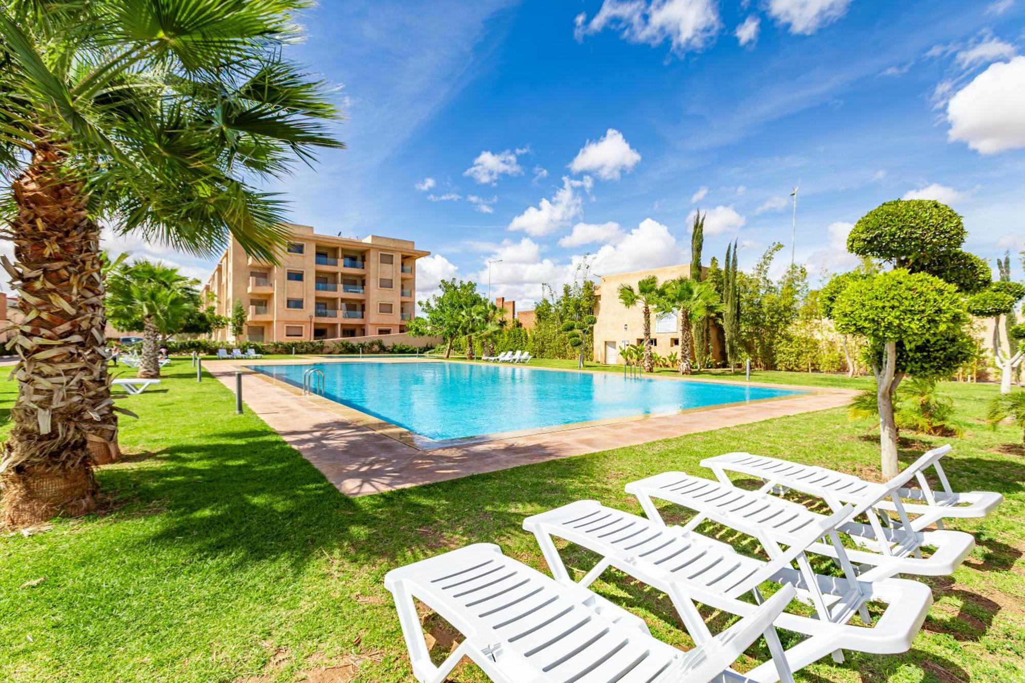 Confortable, Resid Privee, Rdc, Piscine, Bd Med6 Marrakesh