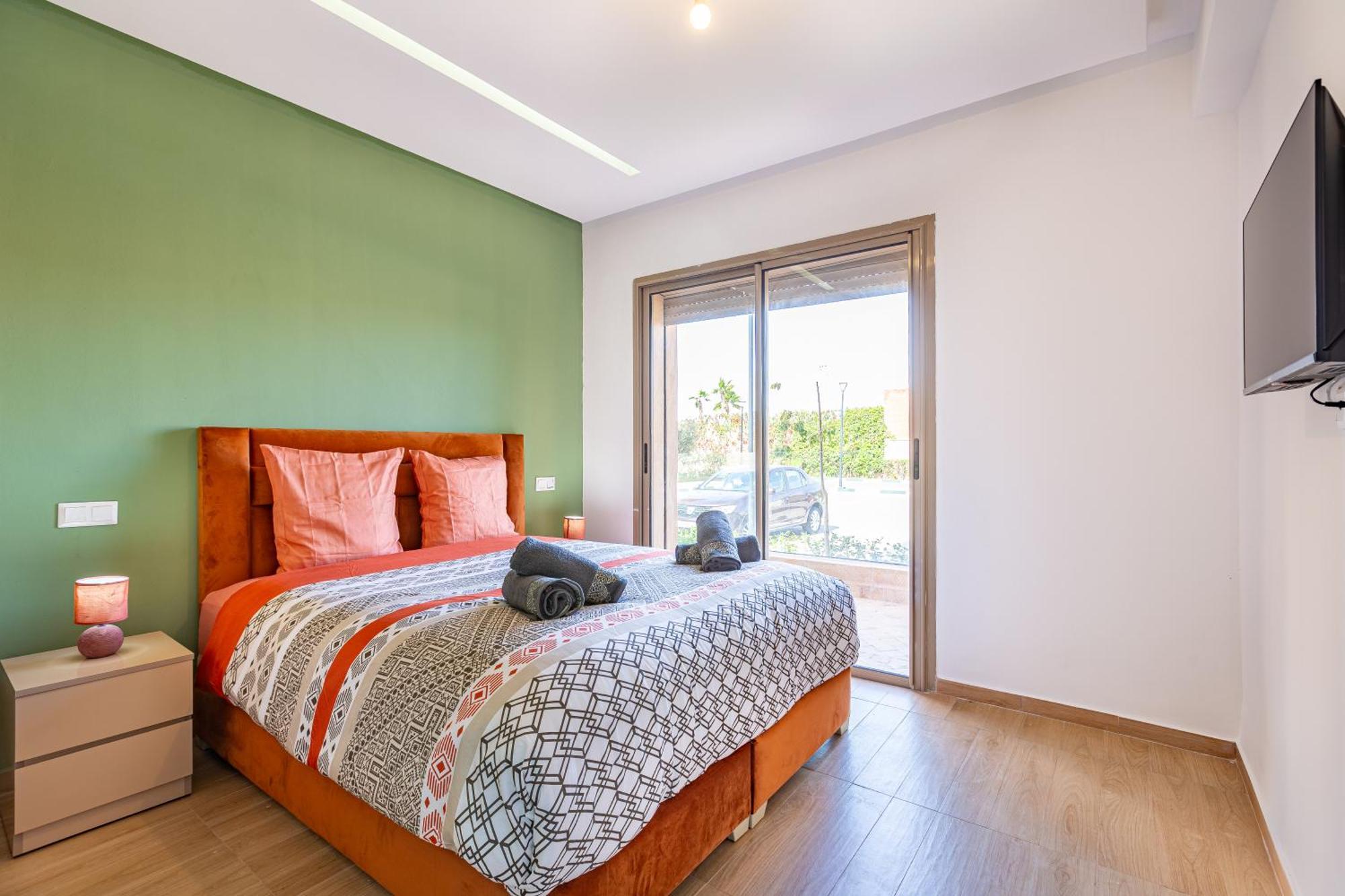 Appartement Confortable, Resid Privee, Rdc, Piscine, Bd Med6