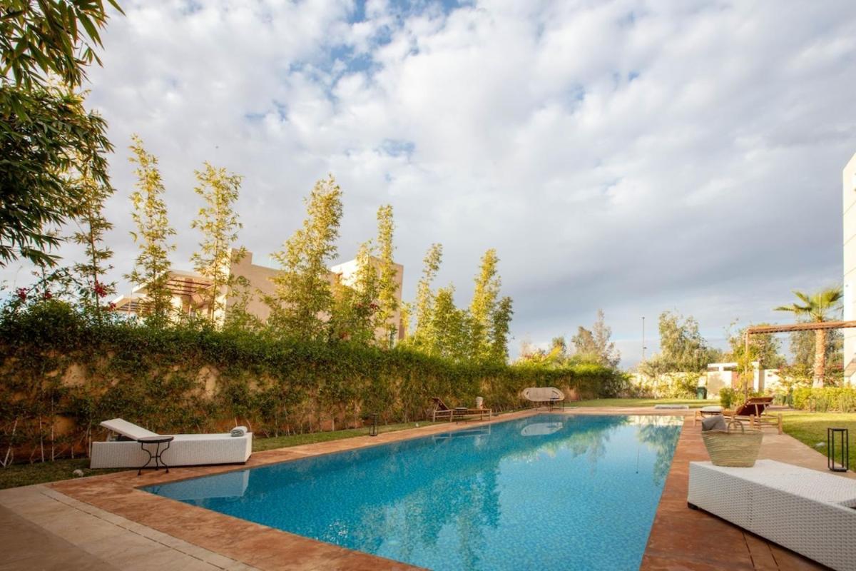 Modern At Golf Noria Pool And Security Villa Marrakesh