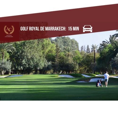 Modern At Golf Noria Pool And Security * Marrakesh
