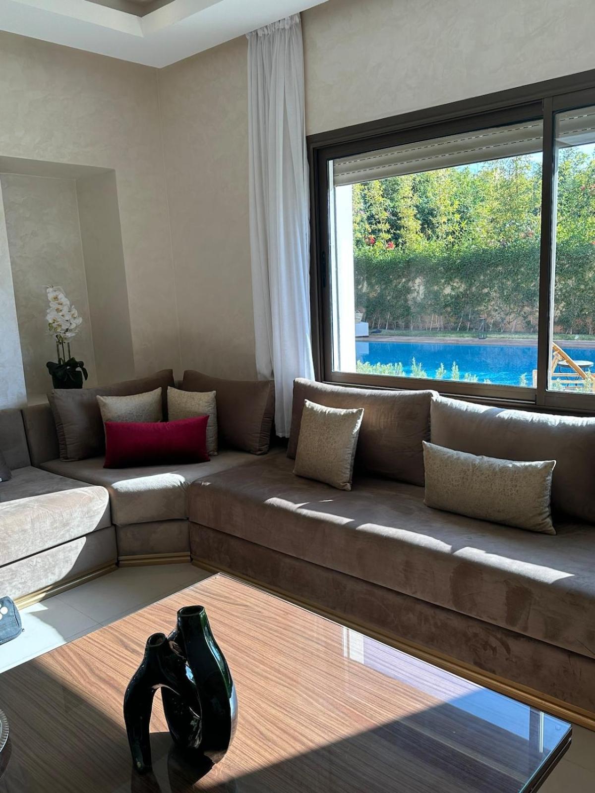 Modern At Golf Noria Pool And Security Villa Marrakesh
