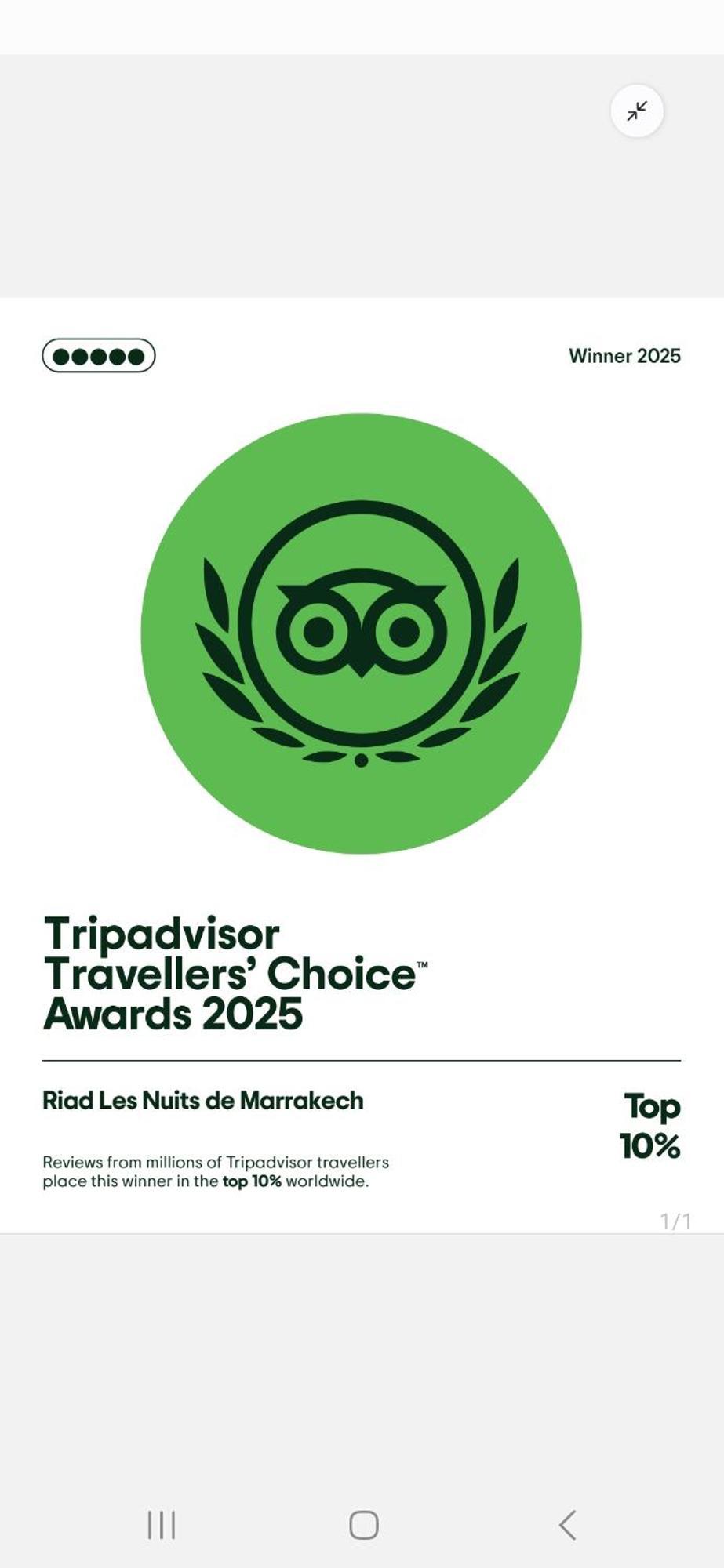 Les Nuits De Marrakech Riad 5*