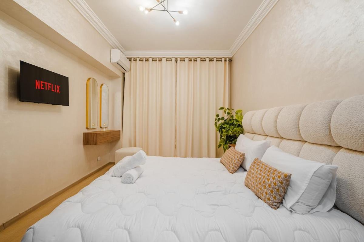 Luxury In Heart Gueliz Panoramic Views Appartement Marrakesh