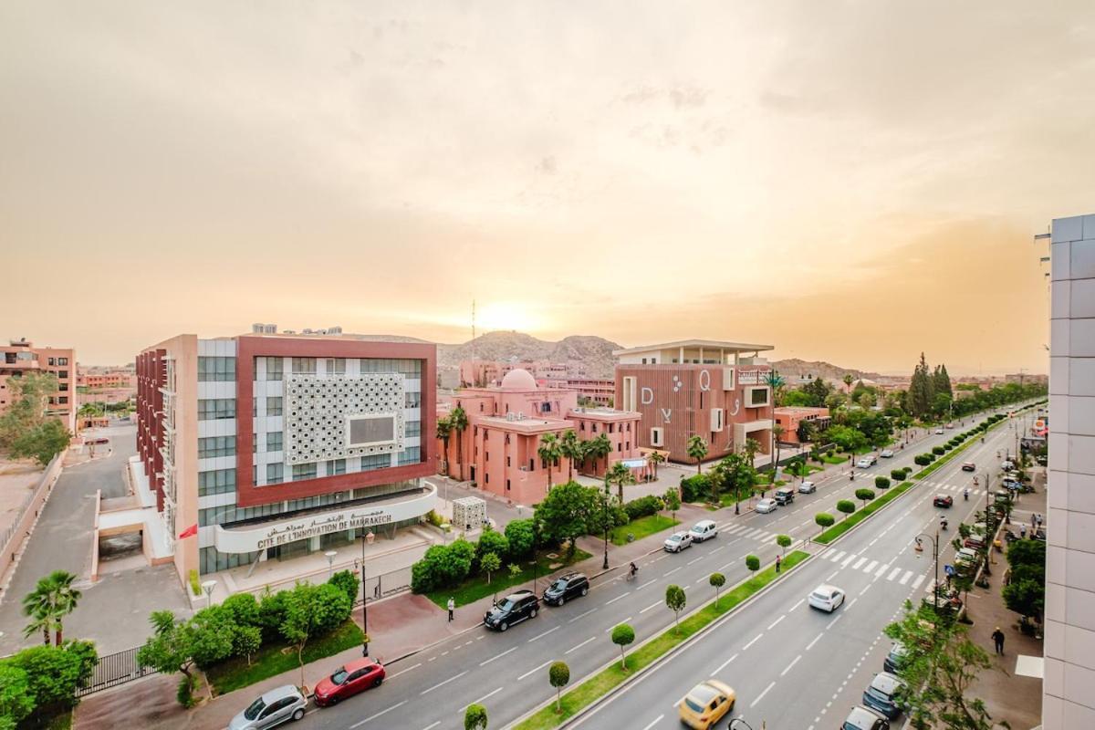 Luxury In Heart Gueliz Panoramic Views Appartement