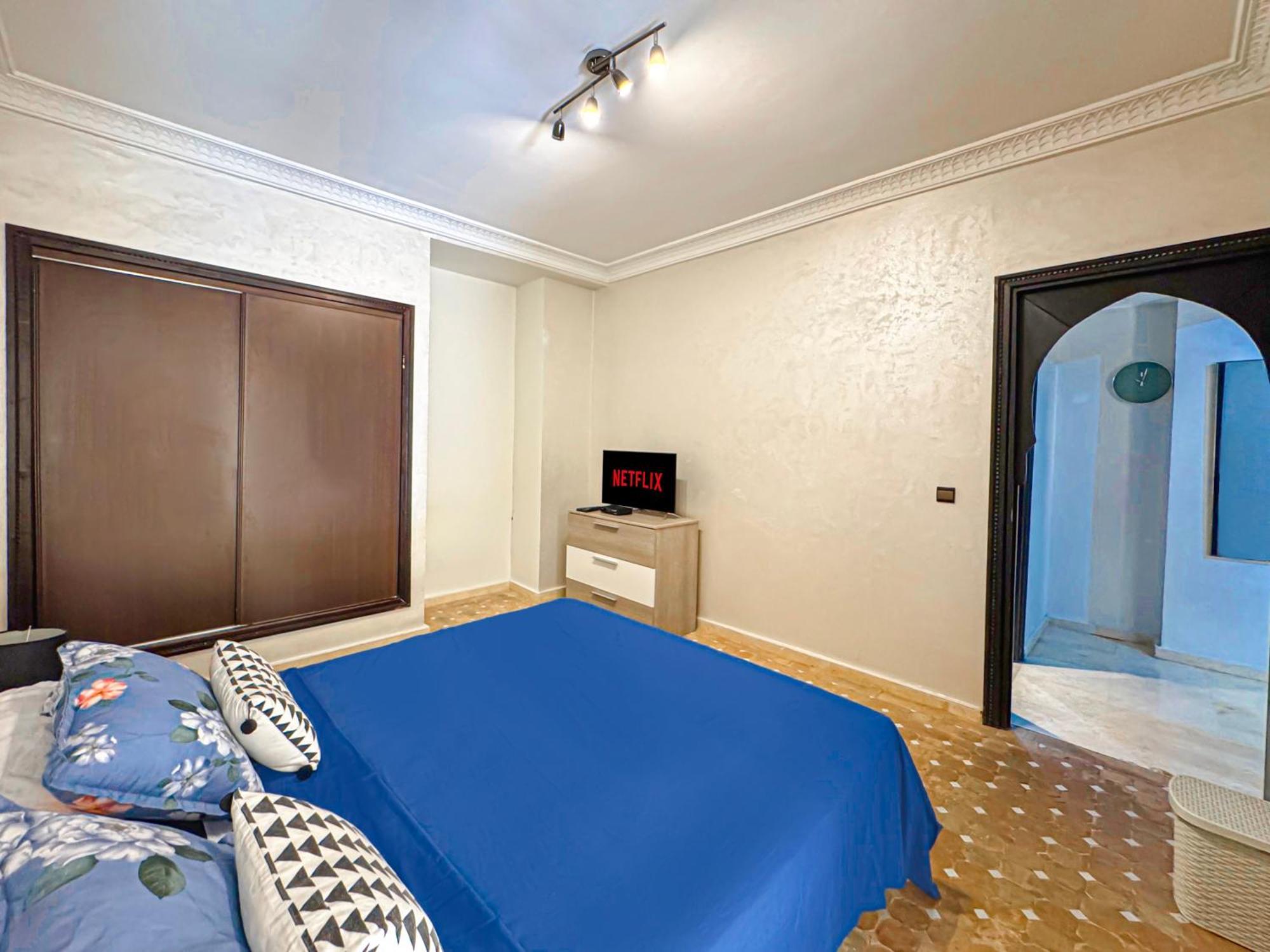 Moderne Avec Terrasse, Piscine Et Parking A Gueliz, Marrakech Appartement Marrakesh