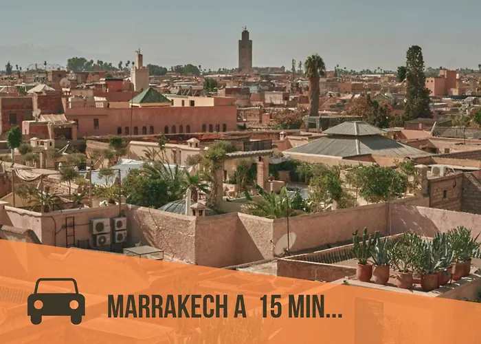 La Villa Houda Piscine Parking Prive 15 Min Marrakech - Ark Realty