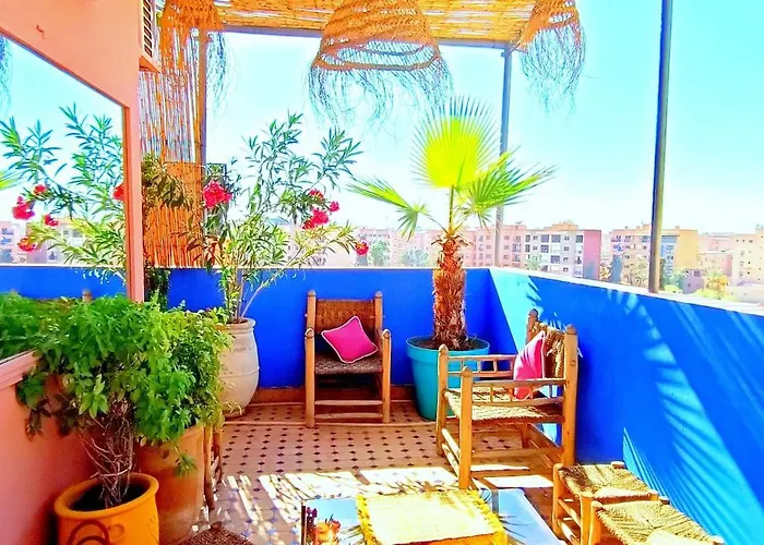 Terrasse Privee Majorelle Ysl Soleil & Standing