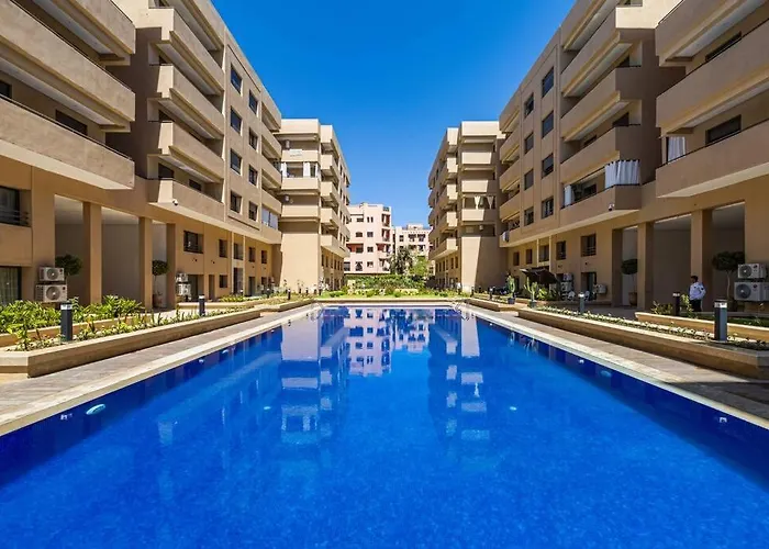 Family Appartment Palmeraie Gate With Pool