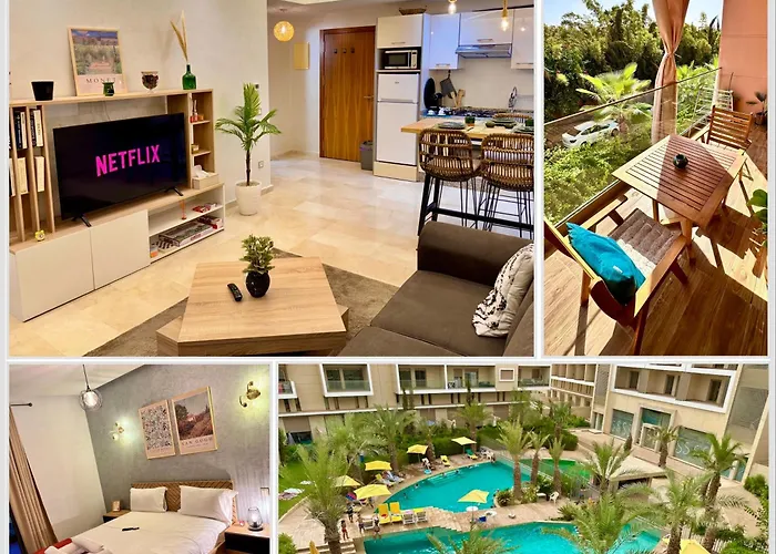 Pearl Garden Studio Luxueux Piscine Sunny Terrasse