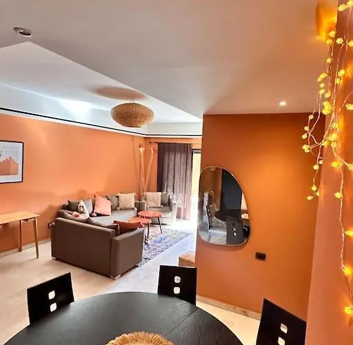 Appartement Centre Gueliz Avec Terrasse Spacieuse