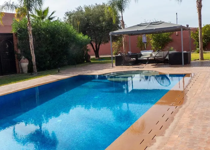 Villa Msholidays 3 Palmiers Privatisee Piscine Marrakech