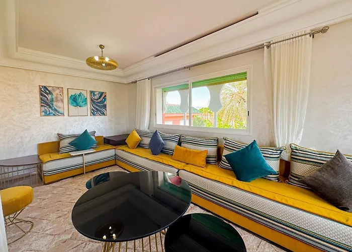 Luxurious Duplex In A Peaceful Resort In Marrakech