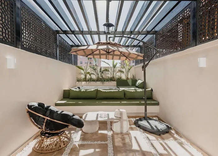 Serene 1Br With Private Jacuzzi In Gueliz